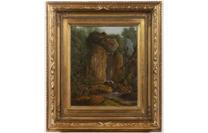 SKÁLY S VODOPÁDEM