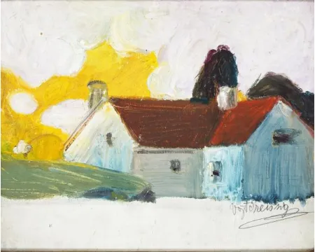 Zlatá husa III: Preisler, Preissig i modrý Špála