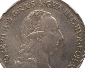 Jediný známý exemplář půltolaru Josefa II. jde do aukce