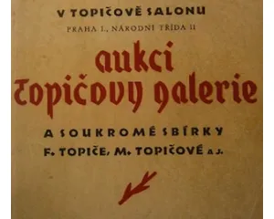 Aukce Topičovy galerie 1936