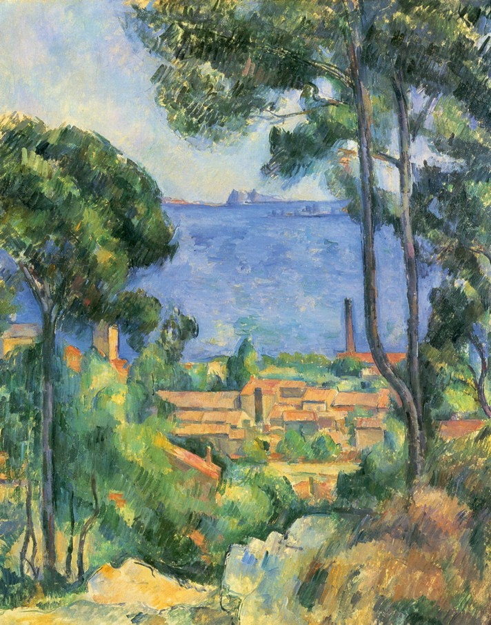 Paul Cézanne: L’Estaque a zámek If  / 1883 – 1885 / olej na plátně / 73 cm x 59,7 cm / Christie’s 4. 2. 2015 / 13 500 000 GBP