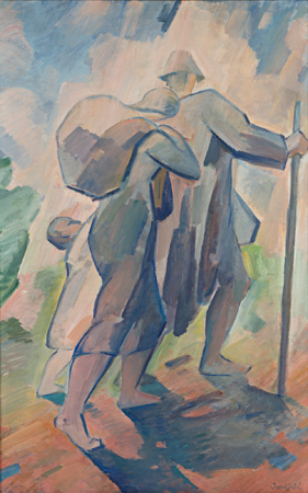 Jaroslav Král: Přechod / 1919 / olej na plátně / 90 x 58 cm / vyv. cena 550 000 Kč