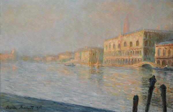 Claude Monet: Palác Ducal / 1908 / olej na plátně / 57 x 92 cm / předaukční odhad: 15 000 000 - 20 000 000 USD / Sotheby's New York 5. 5. 2015