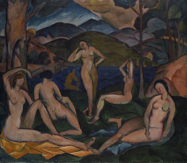 František Foltýn: Ženy u vody, 1924, olej na plátně, 138 x 158 cm, cena: 5 250 000 Kč