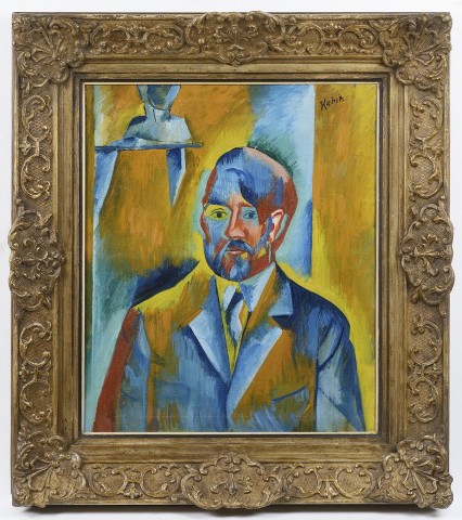 Otakar Kubín: Autoportrét / 1913-14 olej na plátně / 61 x 50 cm vyvolávací cena: 1 800 000 Kč (bez provize)