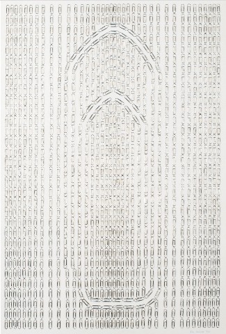 Běla Kolářová: Katedrála I / 1969 asambláž na lepence / 85 x 60 cm cena: 15 000 GBP