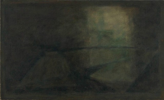 Josef Šíma: Paysage, 1962 olej na plátně, 35 x 55 cm cena: 48 080 eur Cornette de Saint Cyr 9. 6. 2016