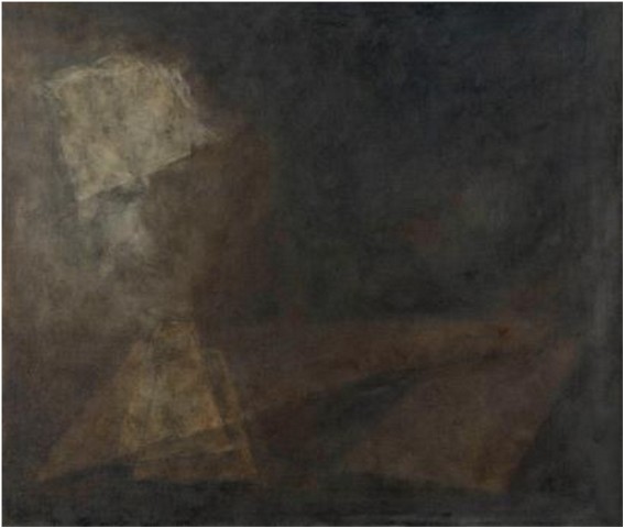 Josef Šíma: Bez názvu, olej na plátně, 51 x 61 cm cena: 66 680 eur Cornette de Saint Cyr 9. 6. 2016