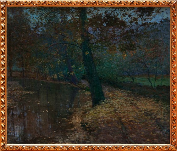 2/ Podzimní nálada, kolem 1903  olej na plátně, 100 x 120 cm cena: 2 580 000 Kč 1. Art Consulting 10. 11. 2010