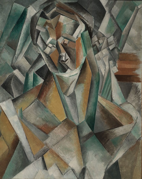 Pablo Picasso: Sedící žena, 1909 olej na plátně, 81 x 65 cm,  cena: 43 269 000 GBP Sotheby’s Londýn, 21.-24. 6. 2016