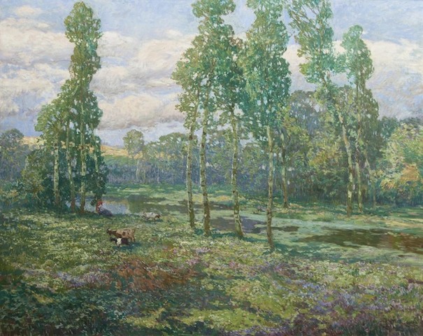 Josef Ullmann: Léto, 1910, olej na plátně, 100 x 120,5 cm,  cena: 1 440 000 Kč,  Galerie Kodl 29. 5. 2016
