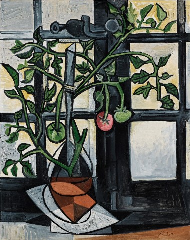 Pablo Picasso: Plant de tomates / 1944  olej na plátně, 92 x 73 cm dosažená cena: 17 033 750 GBP