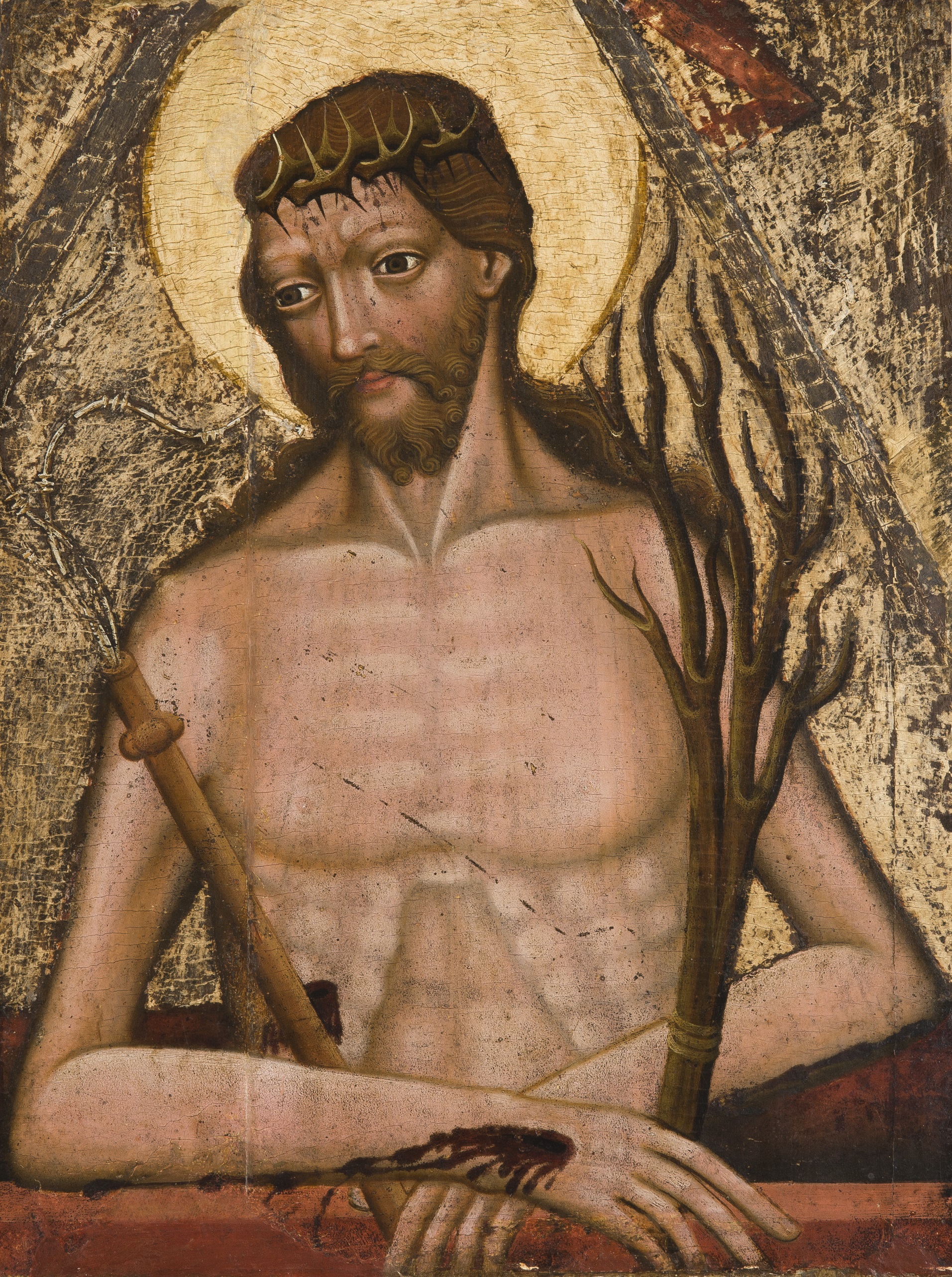 Český malíř kolem 1440: Bolestný Kristus