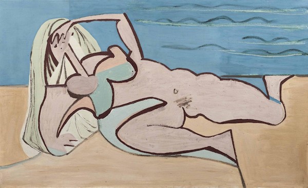 Emil Filla: Žena na pláži, 1932-33