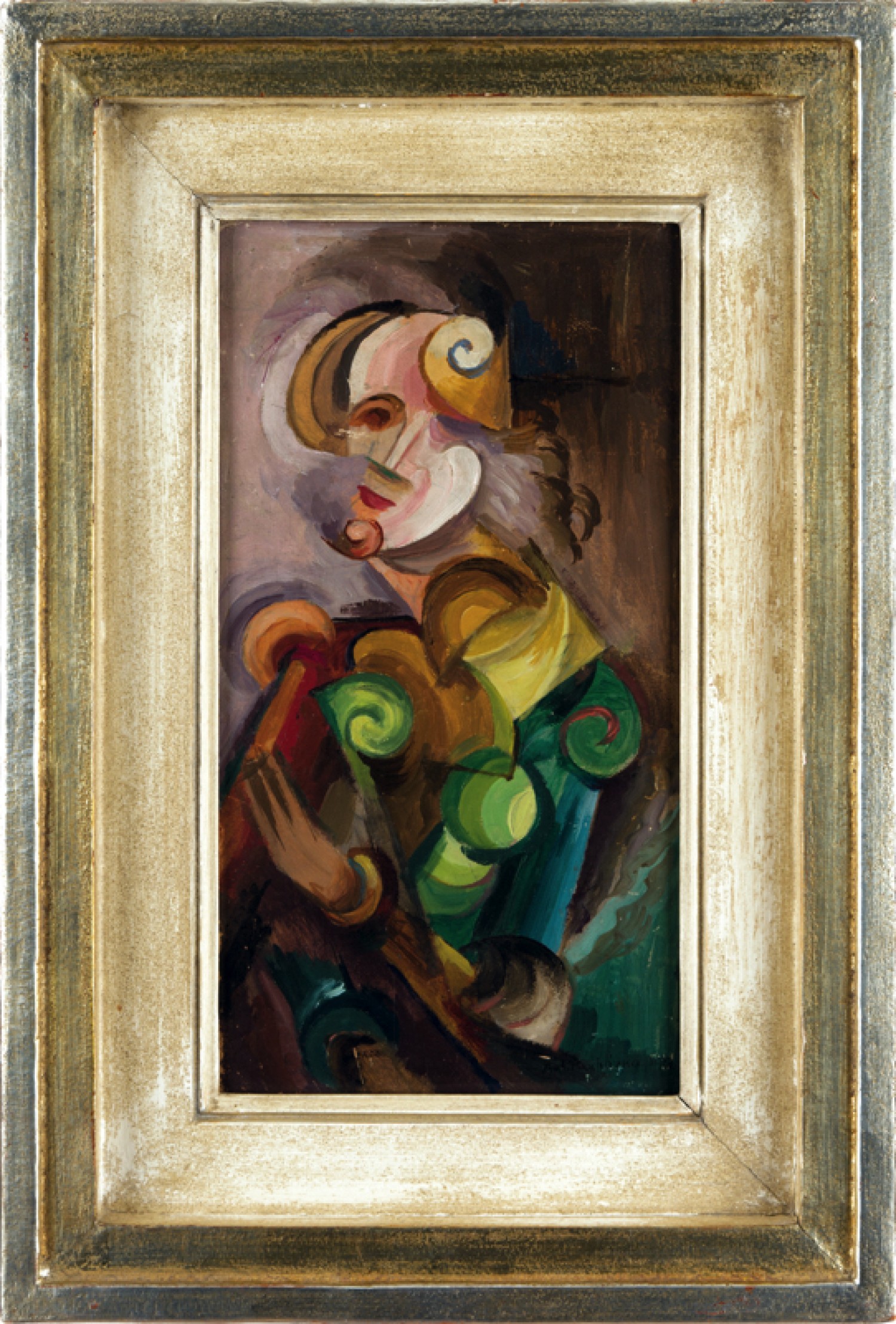 Antonín Procházka: Dívka, 1913, olej na lepence, 39 x 21 cm, cena: 7 100 000 Kč, 1. Art Consulting 8. 10. 2017