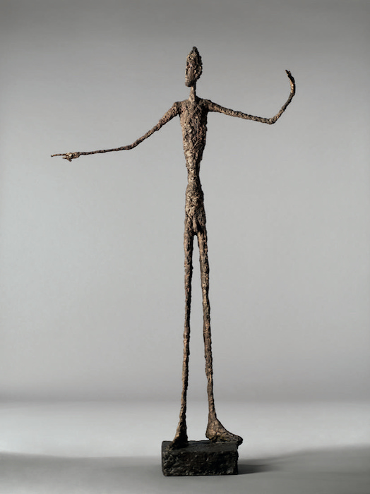 Alberto Giacometti: Ukazující muž, 1947