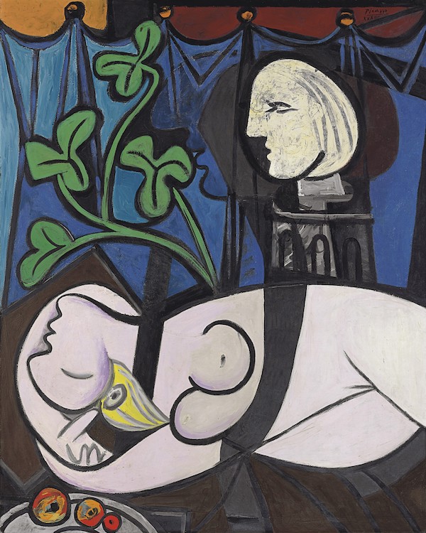 Pablo Picasso: Akt, zelené listy a busta, 1932