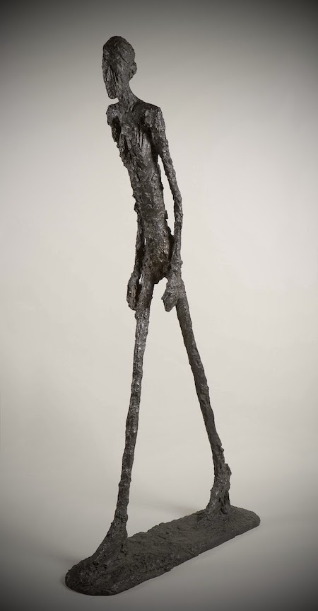 Alberto Giacometti: Kráčející, odlitek z roku 1960