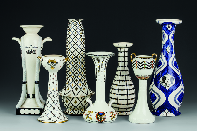 Ukázka keramiky Graniton ze sbírky Jiřího Hořavy