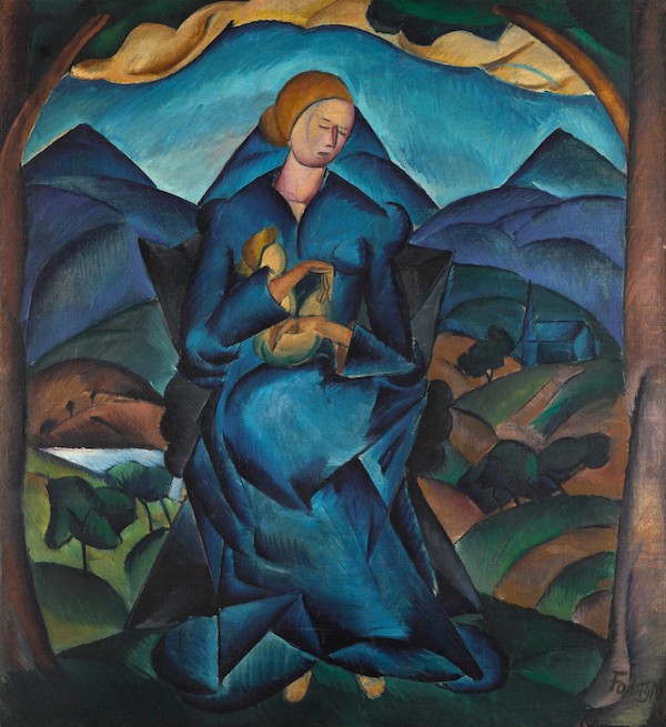 František Foltýn: Modrá Madona, 1922–24,