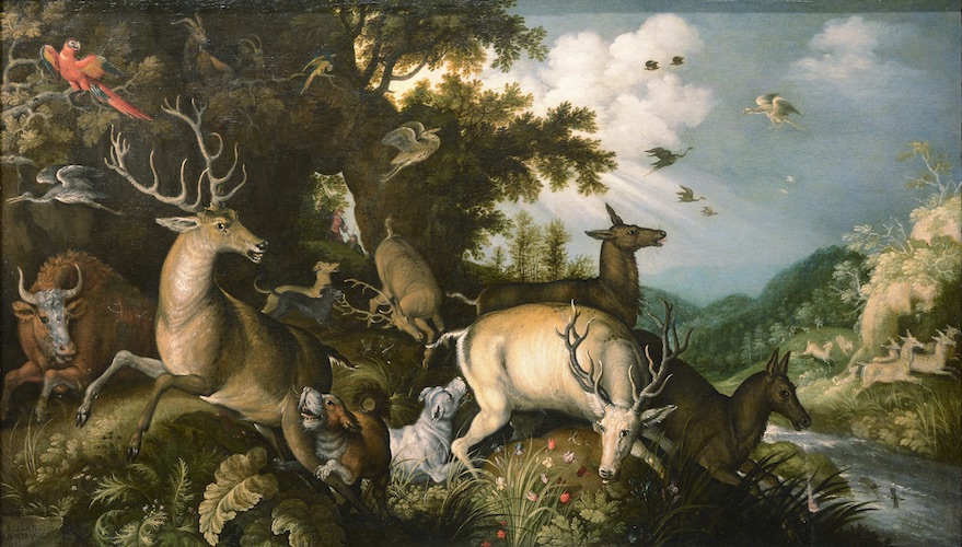 Roland Savery: Hon na jeleny, kolem 1620