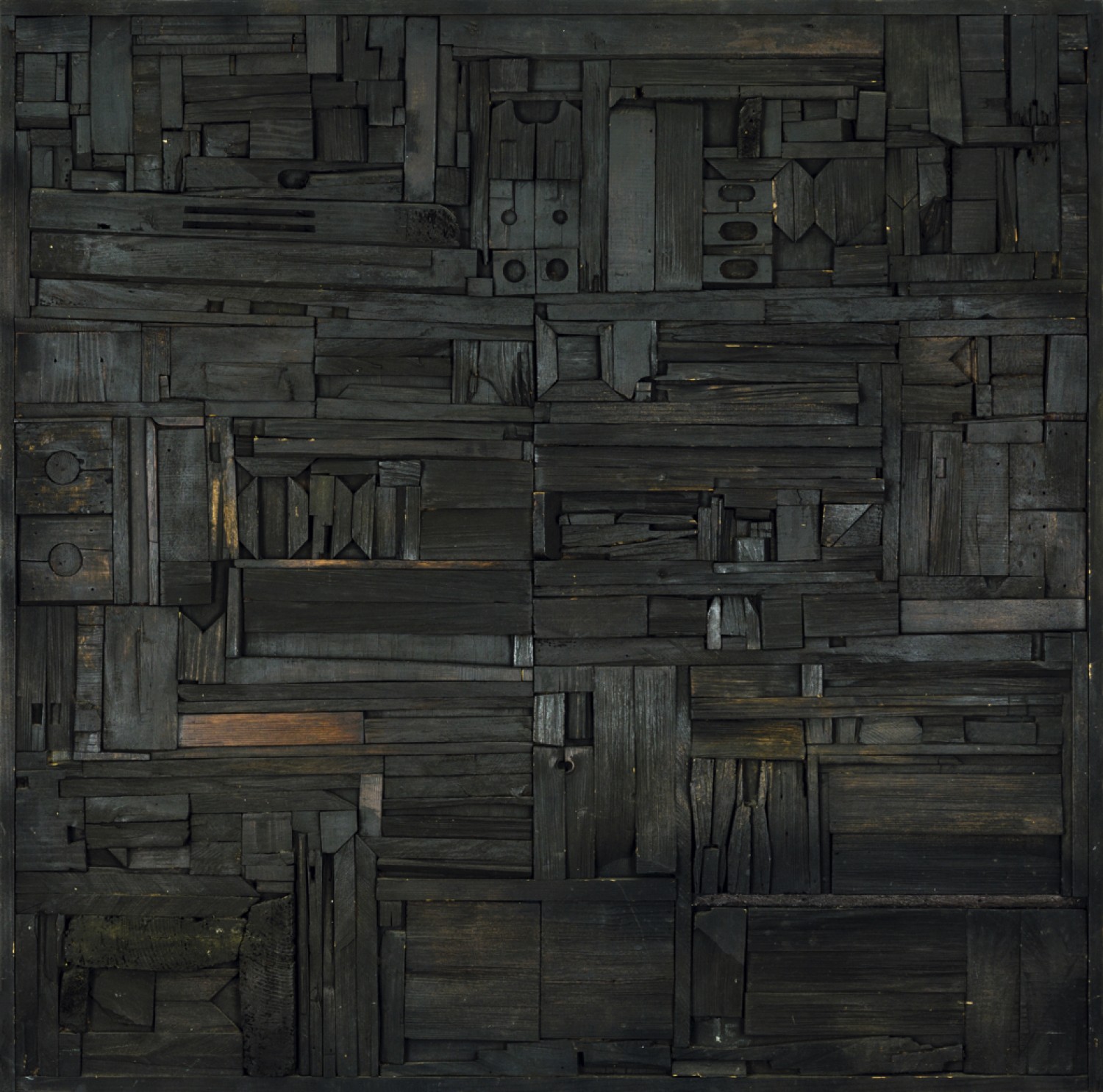 Zbyněk Sekal: Konce lesa, 1963–4 dřevěný reliéf na dřevěné desce, barva, 103 x 102,5 cm dosažená cena: 1 080 000 Kč 1. Art Consulting, 7. 6. 2018