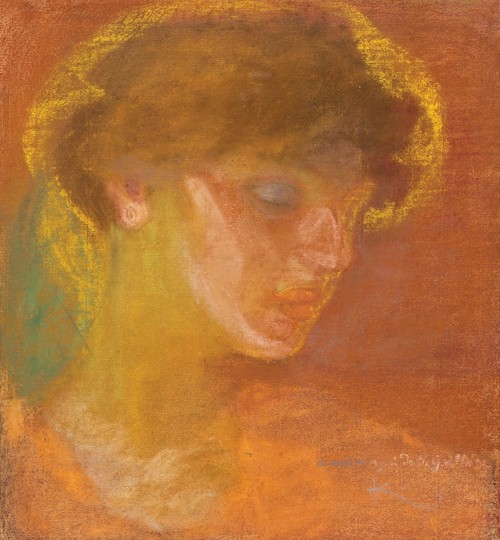 František Kupka: Portrét ženy, 1908-09