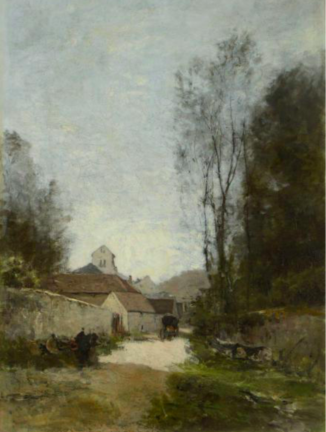 Soběslav Hippolyt Pinkas: Cesta do Cernay-la-Ville (Alej mistrů), 1865,