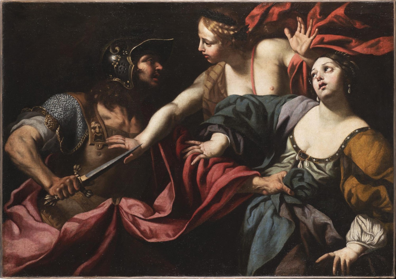 Luca Ferrari: Venuše brání Aeneovi v zabití Heleny Trojské olej na plátně, 114 x 163 cm cena: 682 000 Kč Arcimboldo 28. 3. 2019 