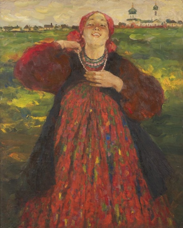 Filip Andrejevič Maljavin: Ruská dívka, kolem 1910