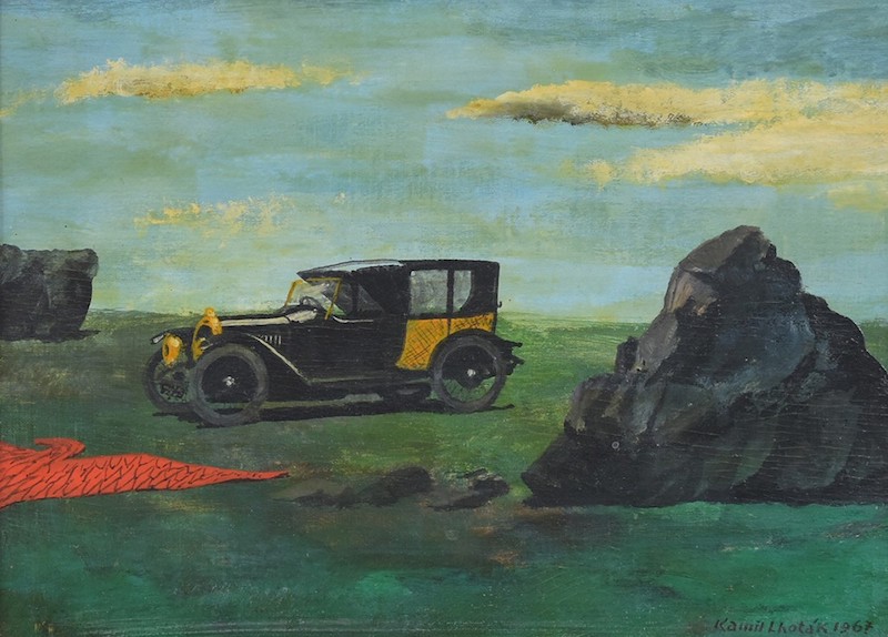 Kamil Lhoták: Automobil, 1967