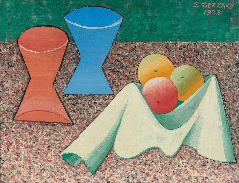 Jan Zrzavý: Zátiší s dvěma vázami, 1928
