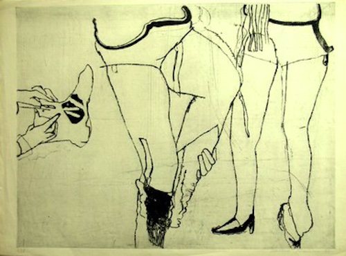 Adriena Šimotová: Nohy, 1969