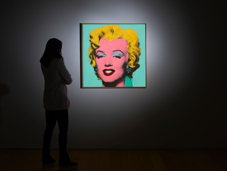 Andy Warhol: Shot Sage Blue Marilyn, 1964, foto: Christie's