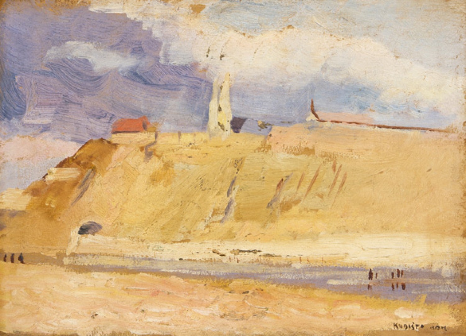 Arno, 1907, olej na lepence, 23,5 x 33 cm, Galerie Pictura 11. 6. 2014, cena: 2 160 000 Kč