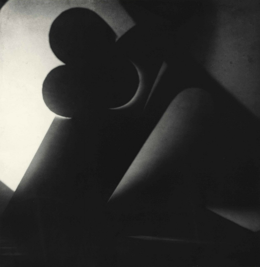 Jaroslav Rossler: Světelná abstrakce / 1923 / fotografie / 22,4 x 21,5 cm