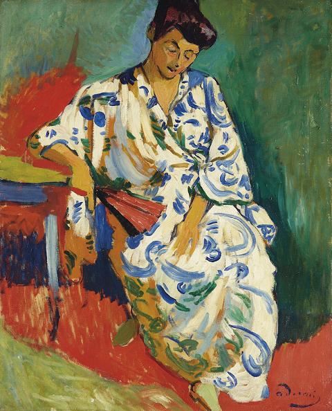 André Derain: Madame Matisse au kimono / 1905 /olej na plátně