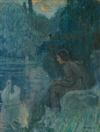 Alois Kalvoda: Večerní melancholie / kolem 1910 