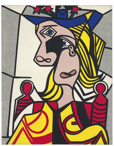 Roy Lichtenstein: Woman with Flowered Hat / 1963