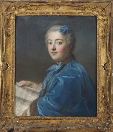 Maurice-Quentin de la Tour: Portrét princezny de Rohan / pastel / 58,2 x 47,8 cm / Christie´s 26.3.2014 / odhad 100 – 150 000 EUR