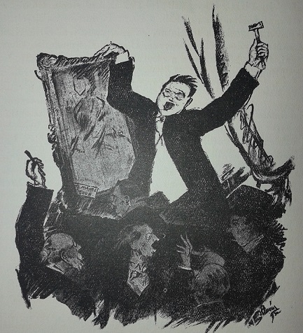 Jindřich Hlavín / Plakát aukce Rudolfa Weinerta / 1923