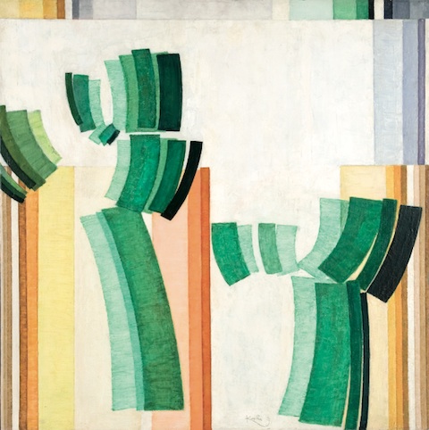 František Kupka: Zhroucení vertikál / 1935 olej na plátně / 70 x 70 cm cena: 25 960 000 Kč 