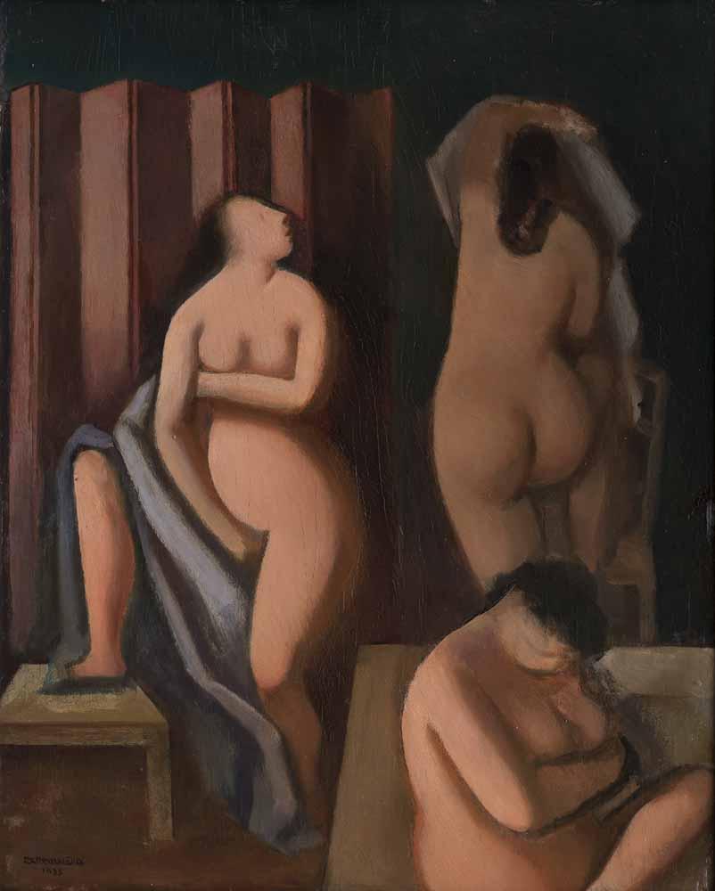 Tři ženy v koupelně