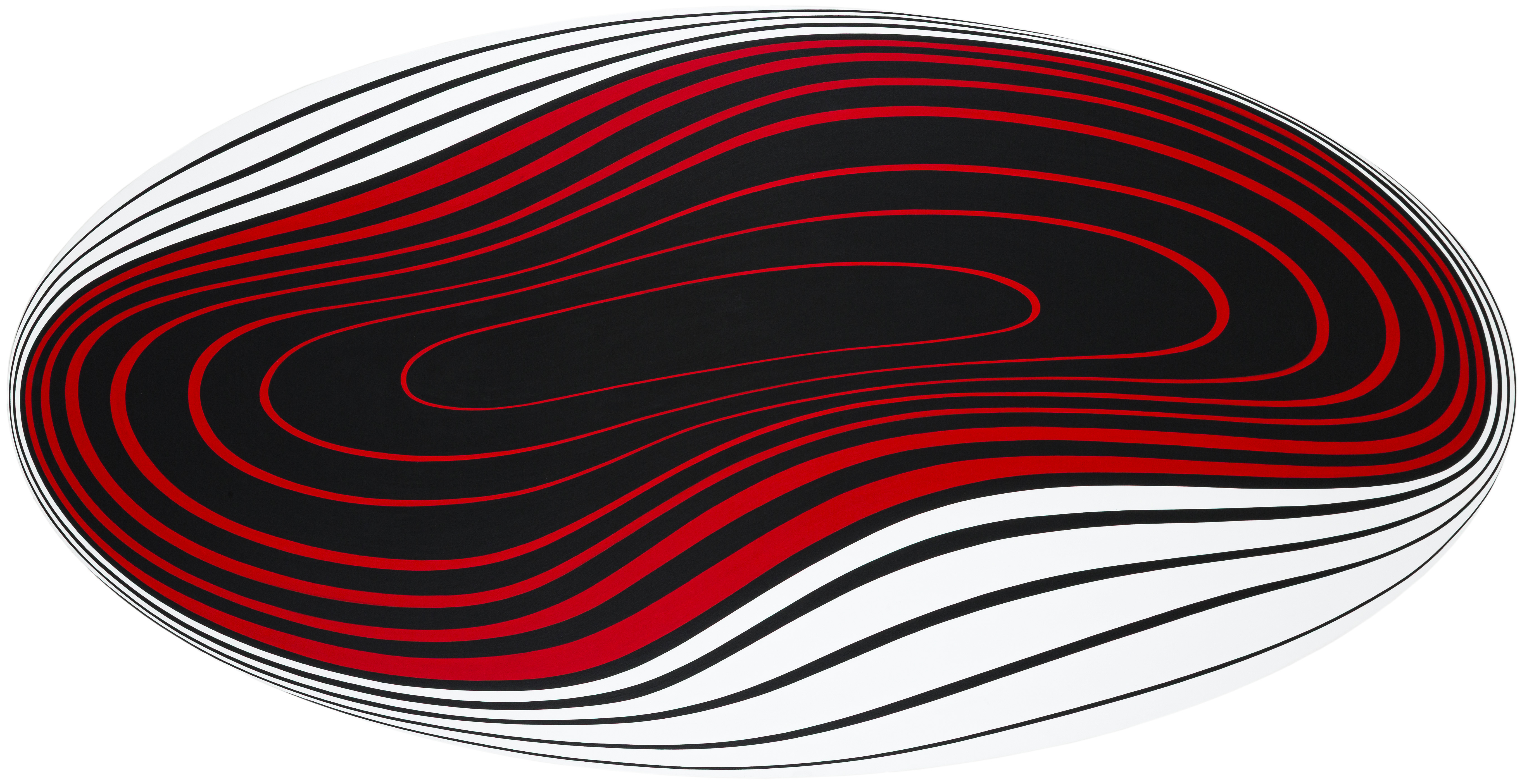 Zvlněná prázdnota uvnitř bílé elipsy 721