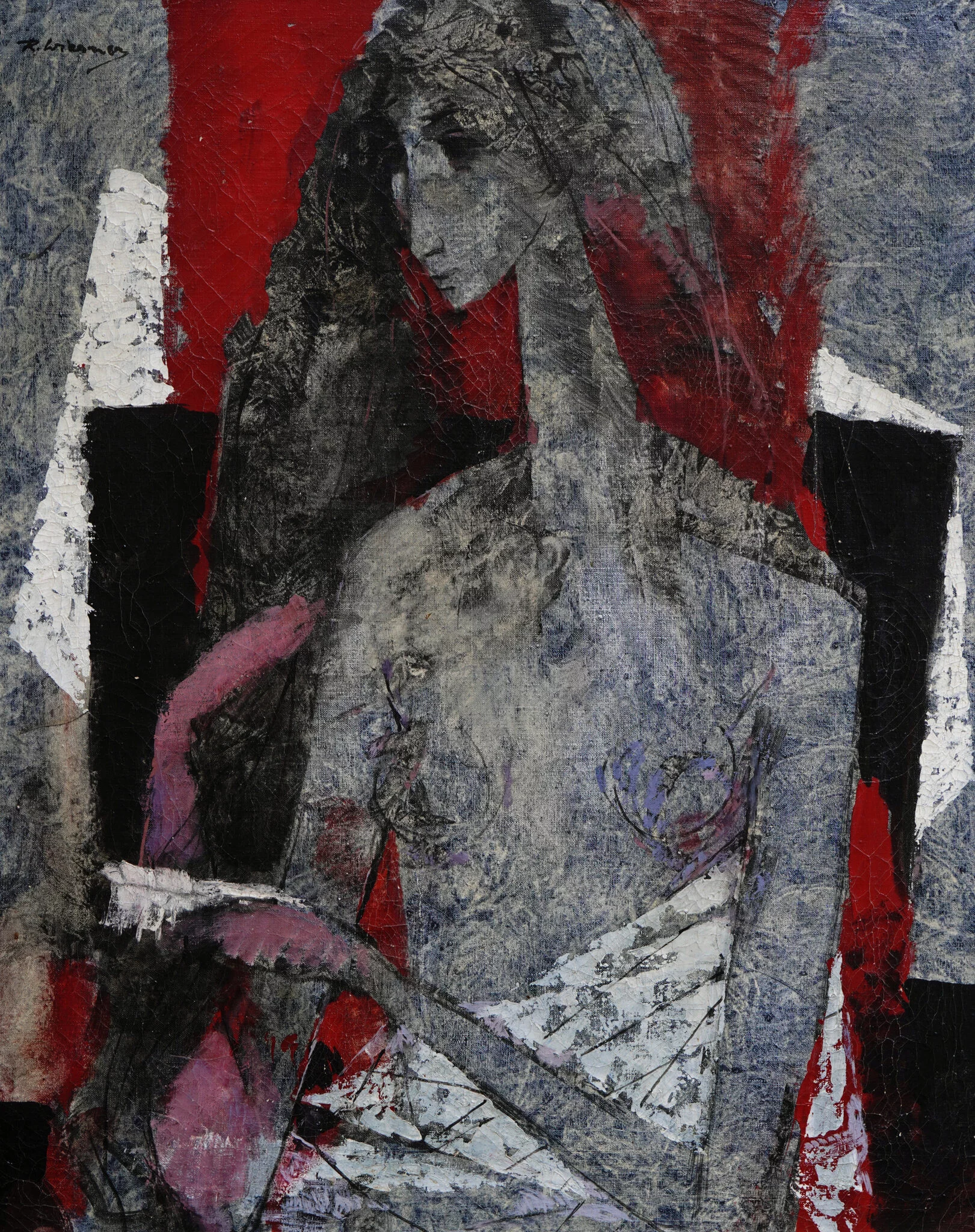 Dívka s rozpuštěnými vlasy