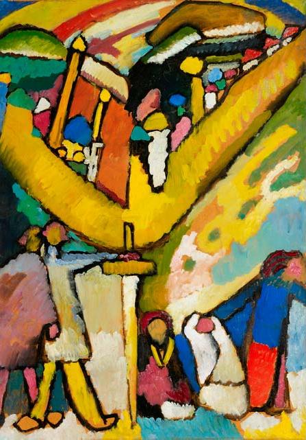 Vasilij Kandinsky: Study for improvisation 8
