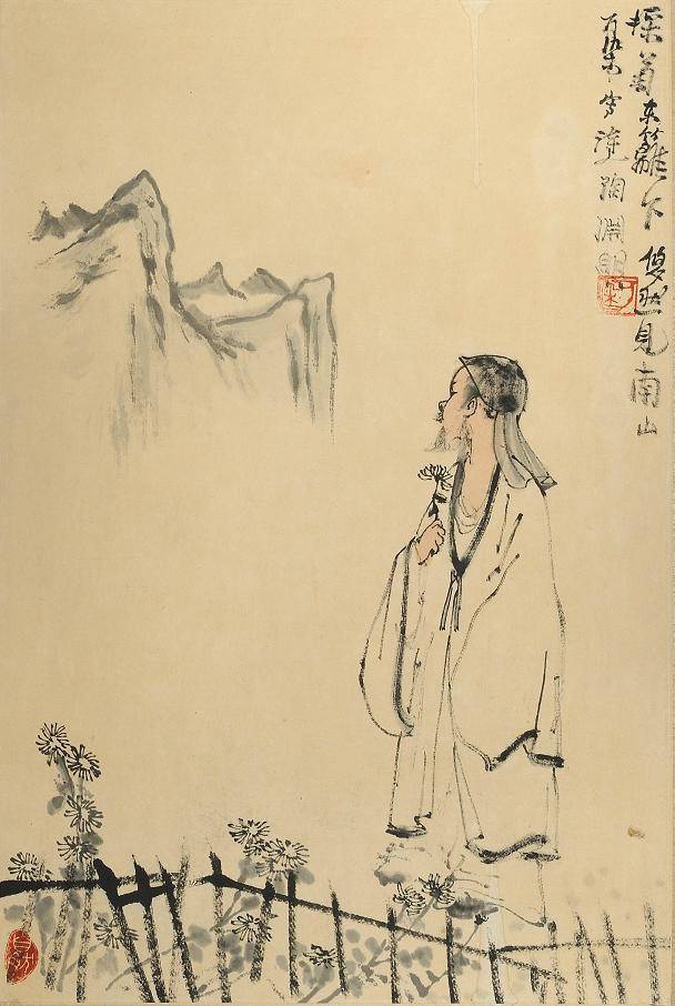LI KCHE-ŽAN (1907 - 1989): Básník Tchao Juan-Ming 