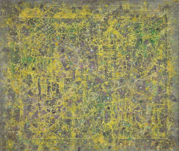 Zdeněk Sklenář: ČÍNSKÉ PAVILONY / 1961–62 olej na plátně / 50 × 59 cm 